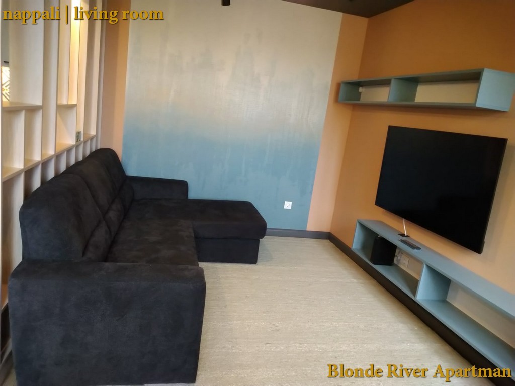 Blonde River Móra Apartment - living room