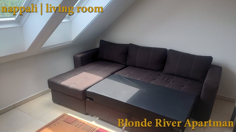 Blonde River Sőtér Apartment - Living room Blonde River Sőtér Apartment - Living room