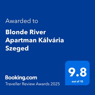 Blonde River Apartmanok - Booking.com turizmus díja 2025 #TravellerReviewAwards2025 @bookingcom