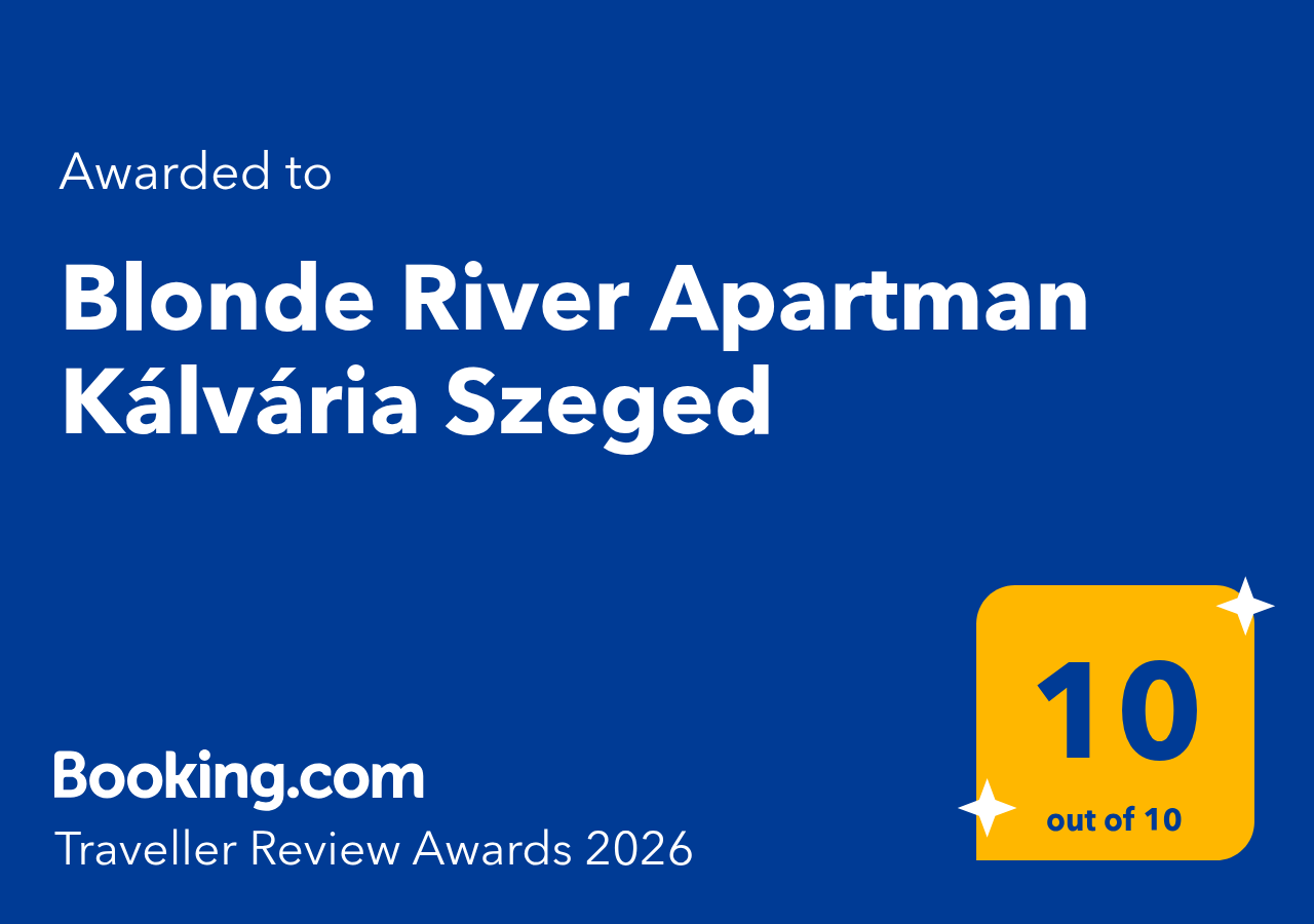 Blonde River Kálvária Apartman - Booking.com turizmus díja 2026 #TravellerReviewAwards2026 @bookingcom
