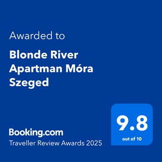 Blonde River Apartmanok - Booking.com turizmus díja 2025 #TravellerReviewAwards2025 @bookingcom