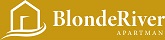 Blonde River Apartment logo and name.